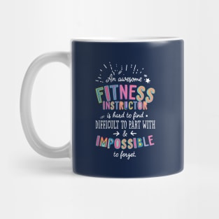 An awesome Fitness Instructor Gift Idea - Impossible to Forget Quote Mug